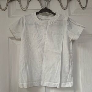 🦙 Primary White Kids Short Sleeve Tee - 18-24 Months